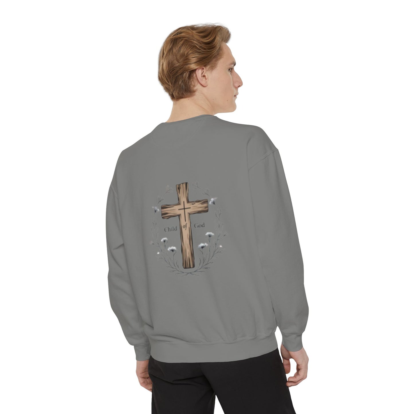Faith-Inspired Unisex Sweatshirt, Christian Gift, Cozy Church Wear, Inspirational Apparel, Religious Fashion, Child of God Sweatshirt