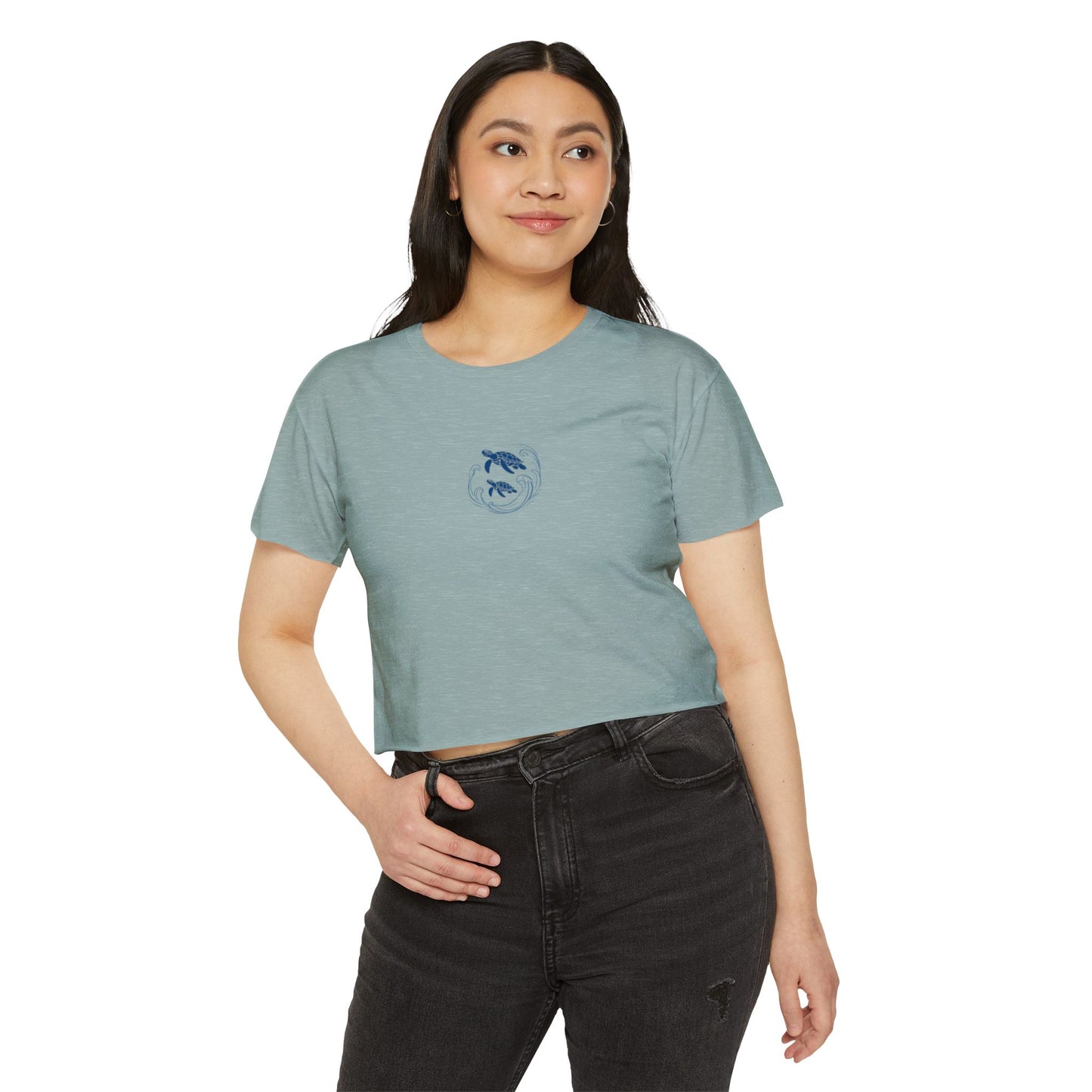 Women's Turtle Crop Top