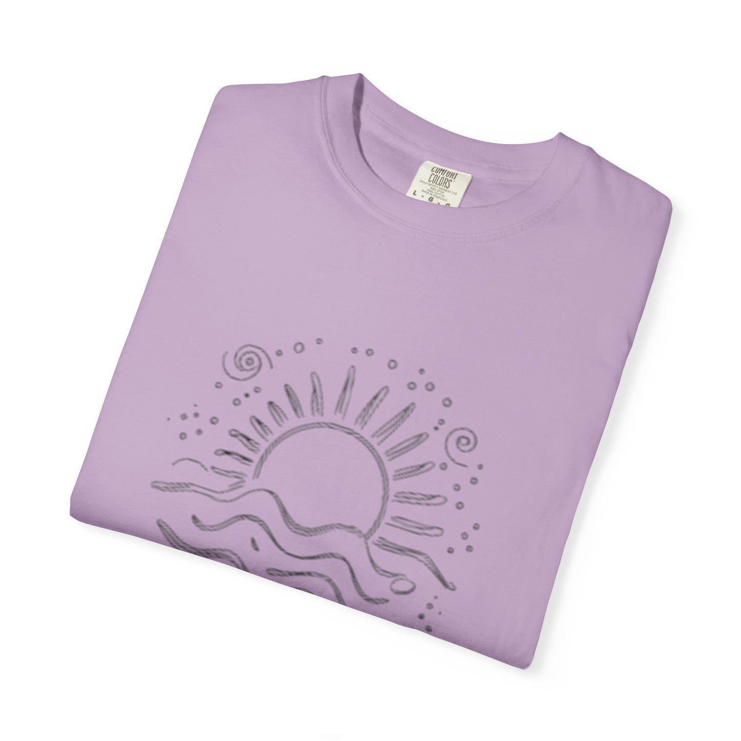 Sunrise Waves Unisex Garment-Dyed T-Shirt