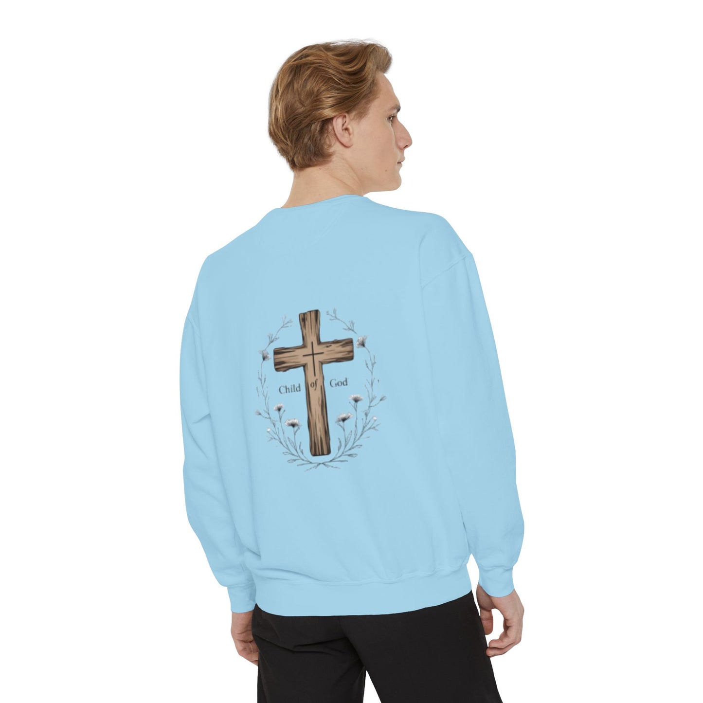 Faith-Inspired Unisex Sweatshirt, Christian Gift, Cozy Church Wear, Inspirational Apparel, Religious Fashion, Child of God Sweatshirt