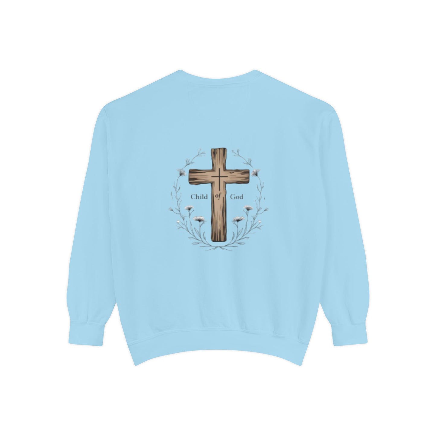 Faith-Inspired Unisex Sweatshirt, Christian Gift, Cozy Church Wear, Inspirational Apparel, Religious Fashion, Child of God Sweatshirt