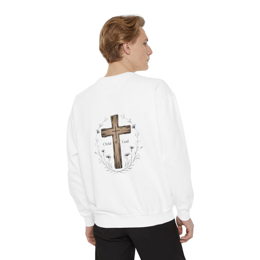 Faith-Inspired Unisex Sweatshirt, Christian Gift, Cozy Church Wear, Inspirational Apparel, Religious Fashion, Child of God Sweatshirt